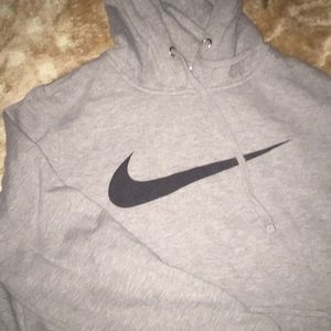 Gray Nike hoodie